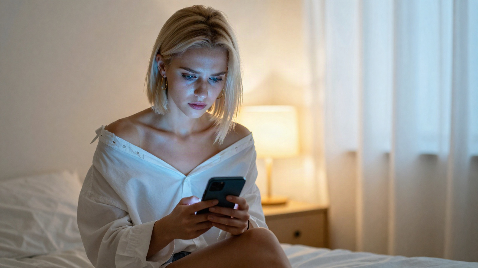 Illustration accompanying the guide to what online actions are considered lewd