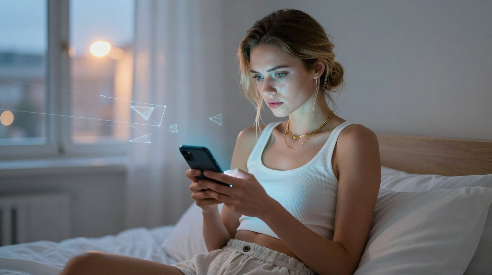 Illustration accompanying the guide to law on personal data protection in messaging apps