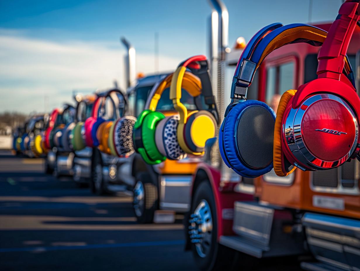 Enhance Your Driving Experience with the TOP 3 Headphones for Truck Drivers